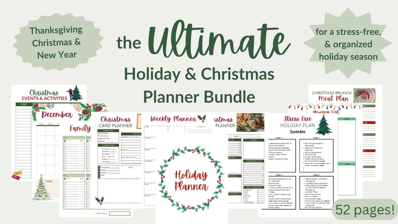 The ULTIMATE Holiday Planner!!