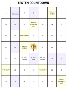 lenten countdown